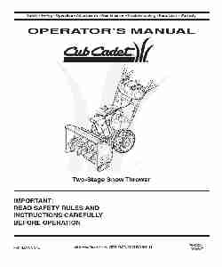 Cub Cadet Snow Blower Two Stage Snow Thrower-page_pdf